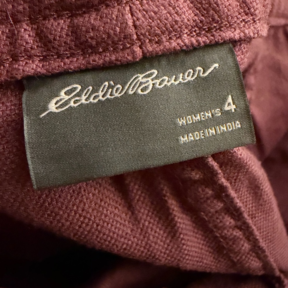 Eddie Bauer Women's Pants in Burgundy - Picture 3 of 4